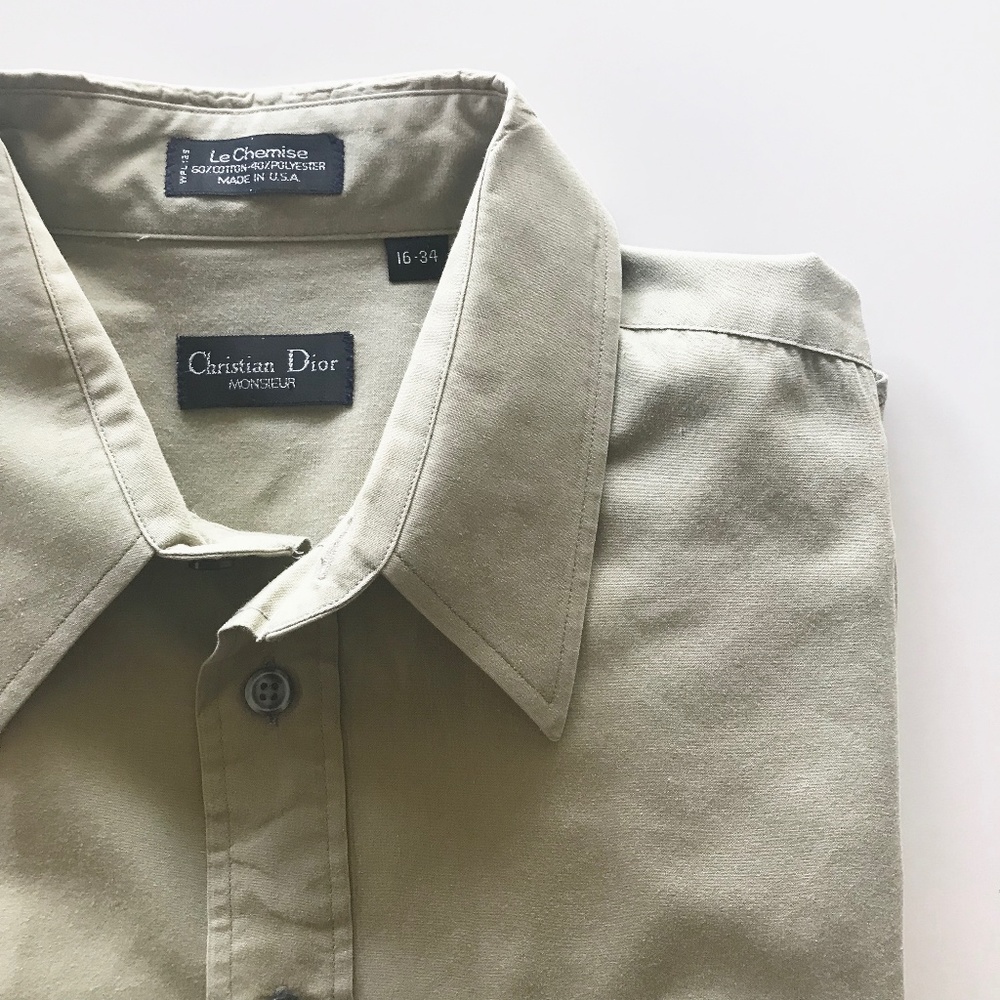 Christian Dior Long Sleeve Dress Shirt 16 - Picture 3 of 8